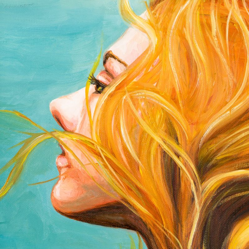 Girl with Flying Hair - Image 3