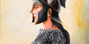 Sobia Shuaib Warrior Princess of the Raven Clan 16" x 20"