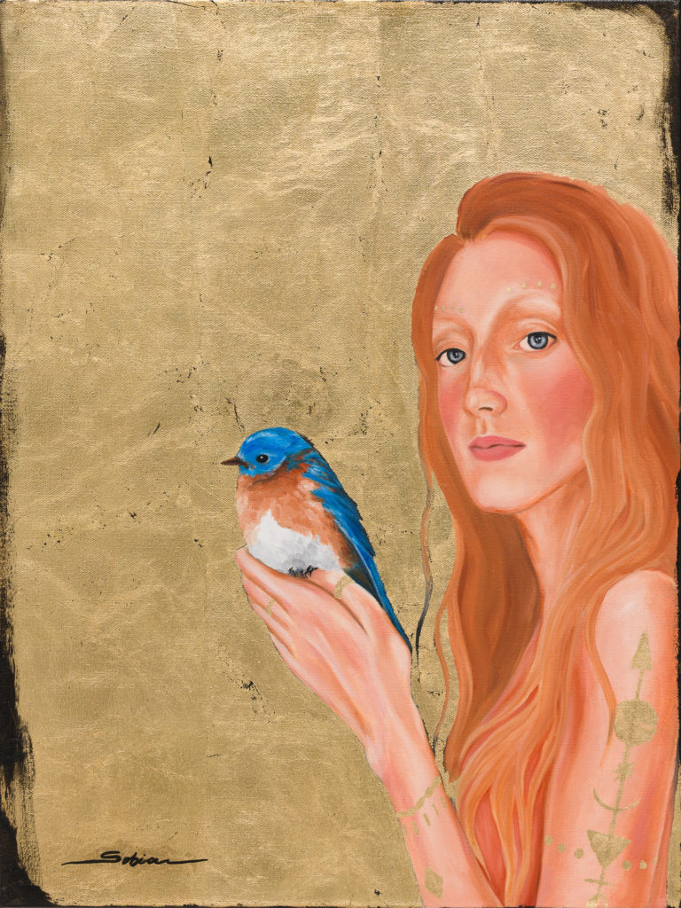 Goddess of Sun and Moon - Sobia's Art, image size:768x1024