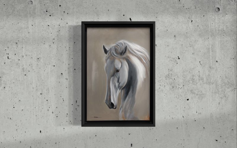 Sobia Shuaib - Le Cheval Blanc 18x24 staged 1