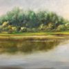 Shuaib Zakir - Impressionist Landscape with Still Water